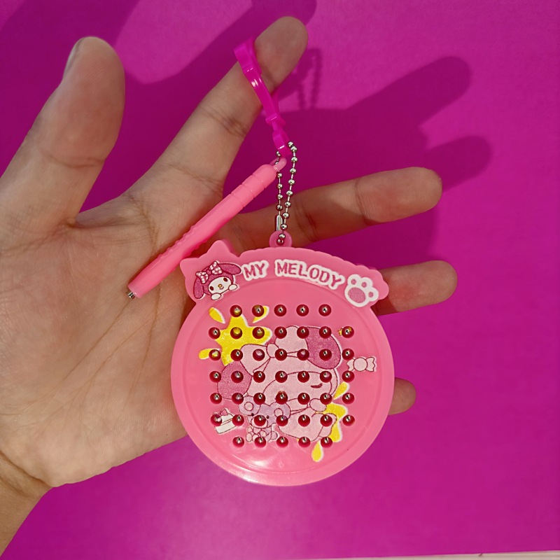 Caricatura encantadora capibara magnetismo bola de acero tablero de dibujo juguetes para niños fábrica directa llaveros mochila pequeña colgante
