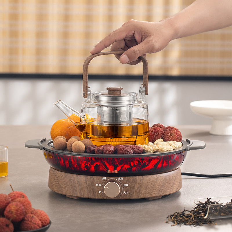 New Electric Tea Stove Set for Home Use with Tea Brewing Kettle and Electric Ceramic Stove