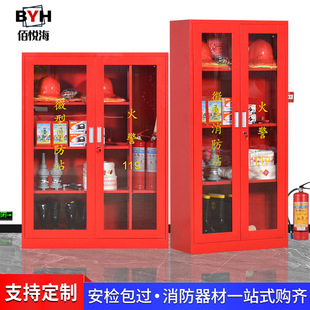 Customized Miniature Fire Station Fire Equipment Full Set Construction Site Cabinet Emergency Fire Extinguisher Display Box Tool Fire Cabinet