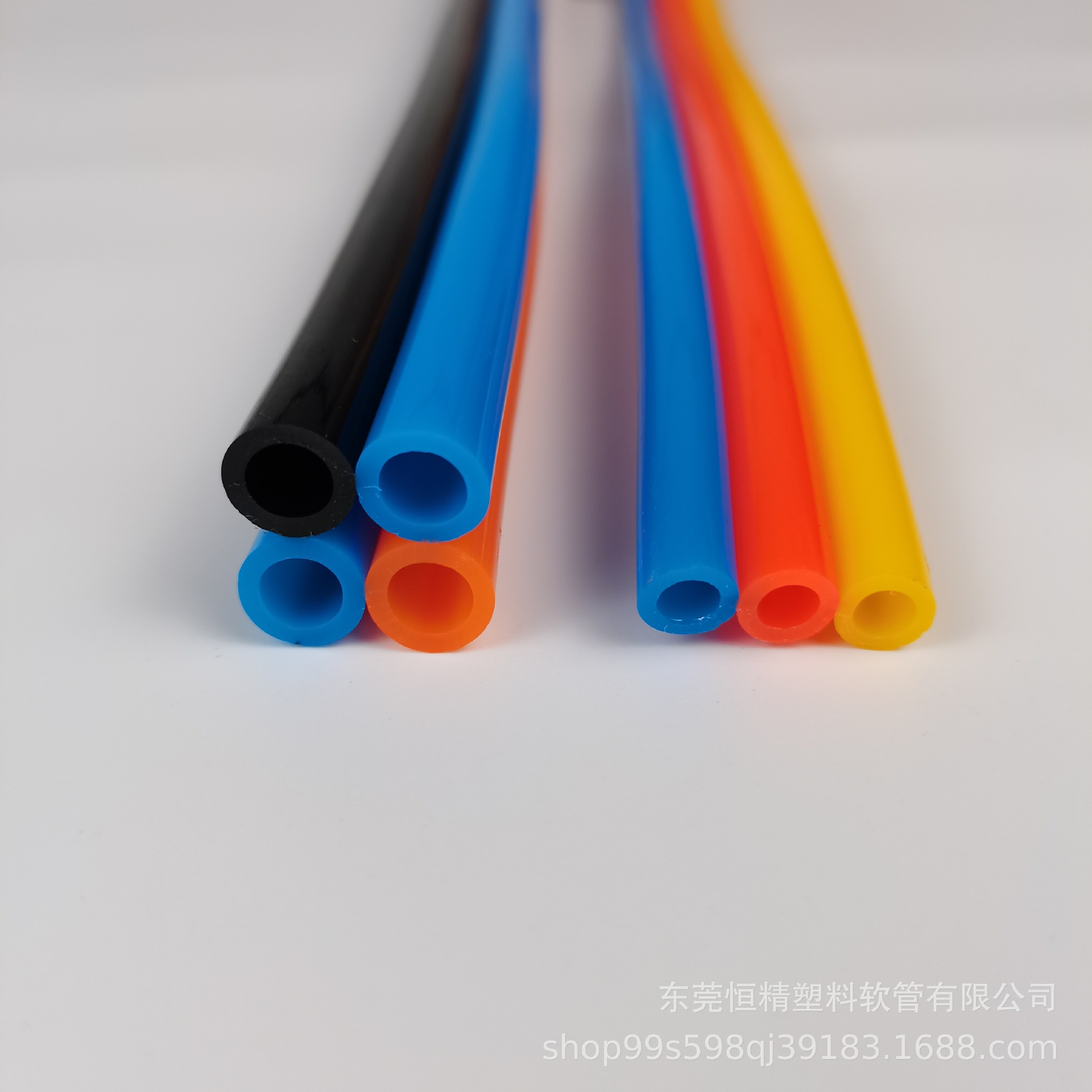 PU双拼并排异形管 不同管径组合聚氨酯多排管 机械气动双排管