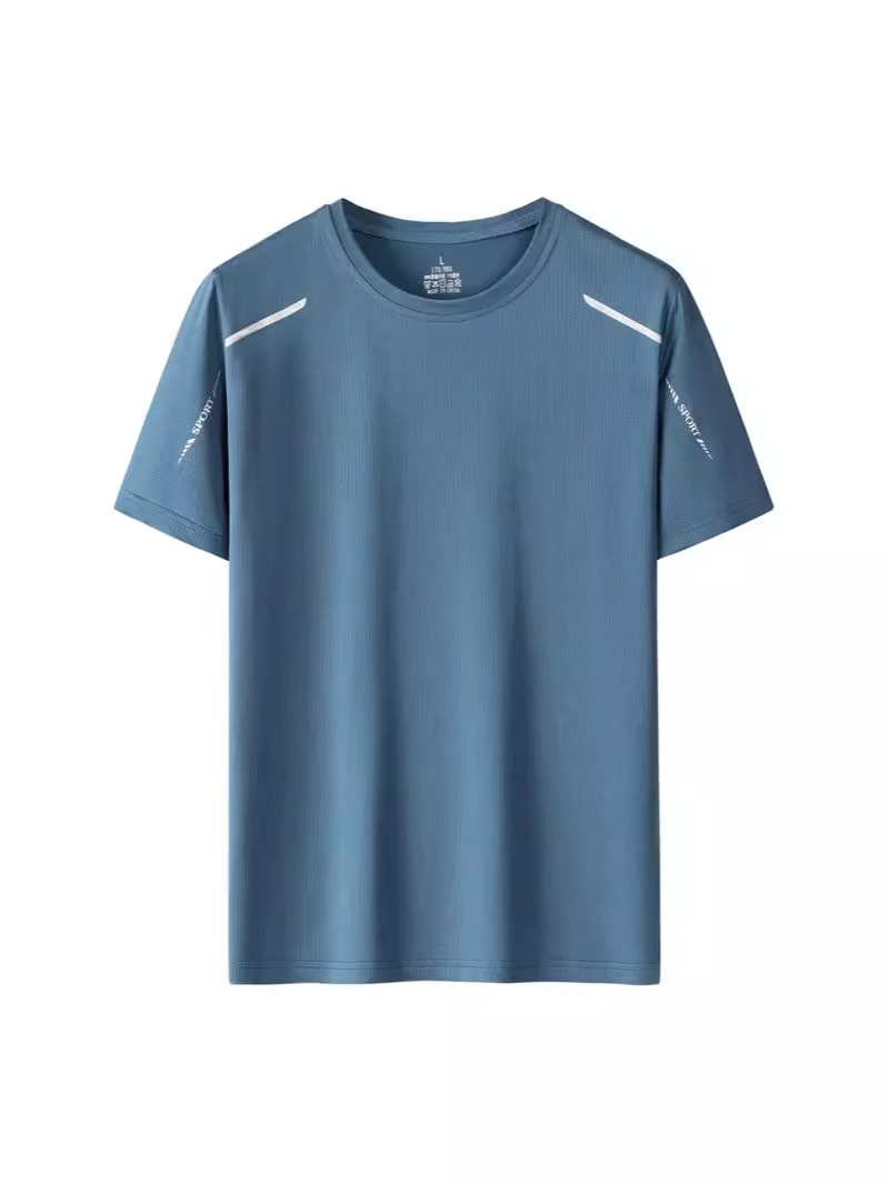 summer elastic thin wear-resistant base body-friendly T-shirt for…