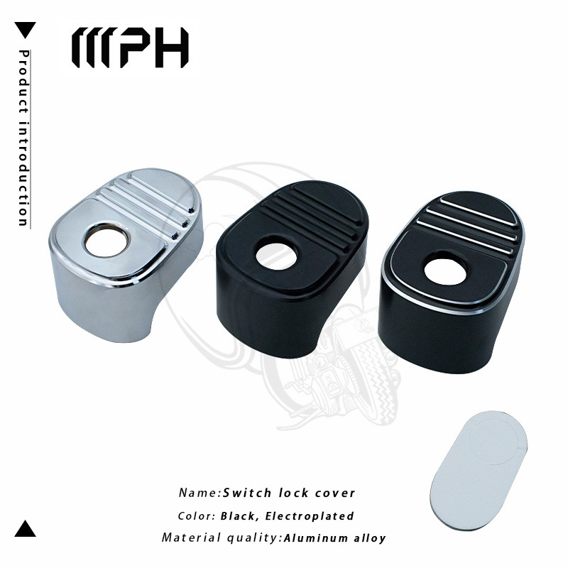 Motorcycle accessories modified Harley big glide ignition switch cover lock cover decorative cover switch cover Road Glide