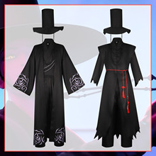 猎魔男团cosplay沙加男孩表演服装cos秦宇贝比神秘艾比黑色打歌服