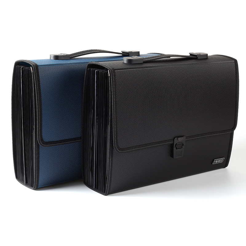 26-rejilla de gran capacidad multifuncional órgano Portátil Bolsa A4 contrato archivo bolsa titular de la factura multi-capa de almacenamiento