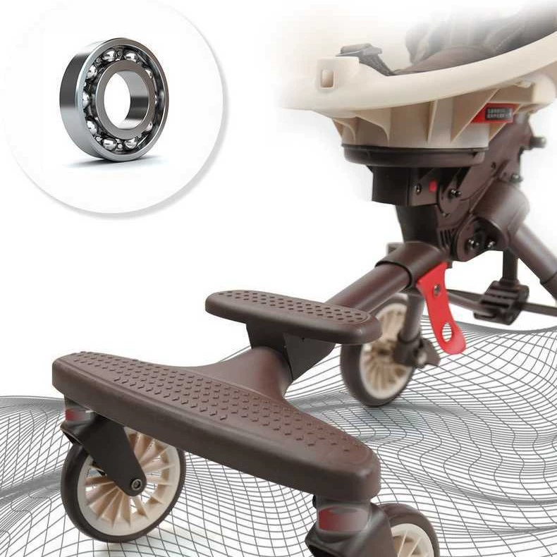 Children's foldable stroller to go out, trolley with seat, new collection