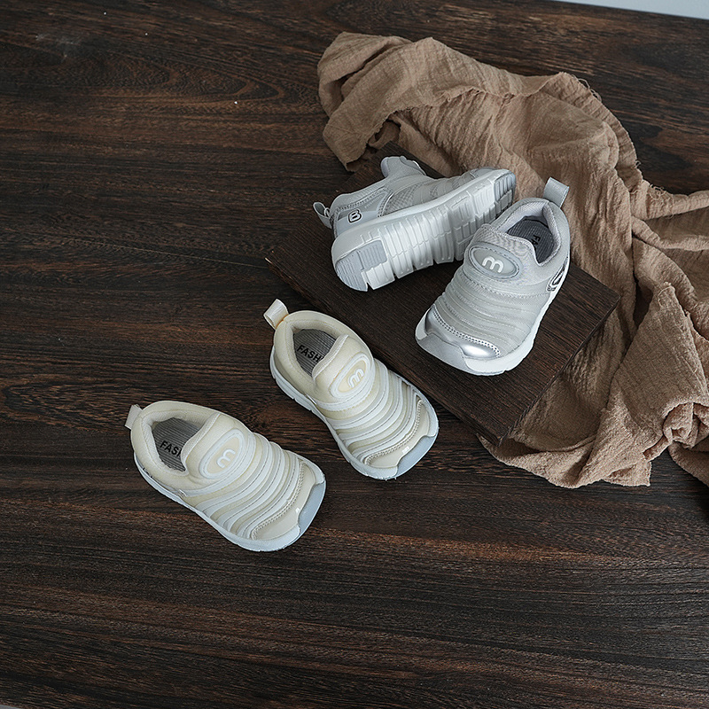 [Size 18--28] Autumn Soft-Soled Lightweight Kidsren's Caterpillar Shoes for Men and Women, Non-Slip Toddler Shoes for Men and Women, Dropshipping