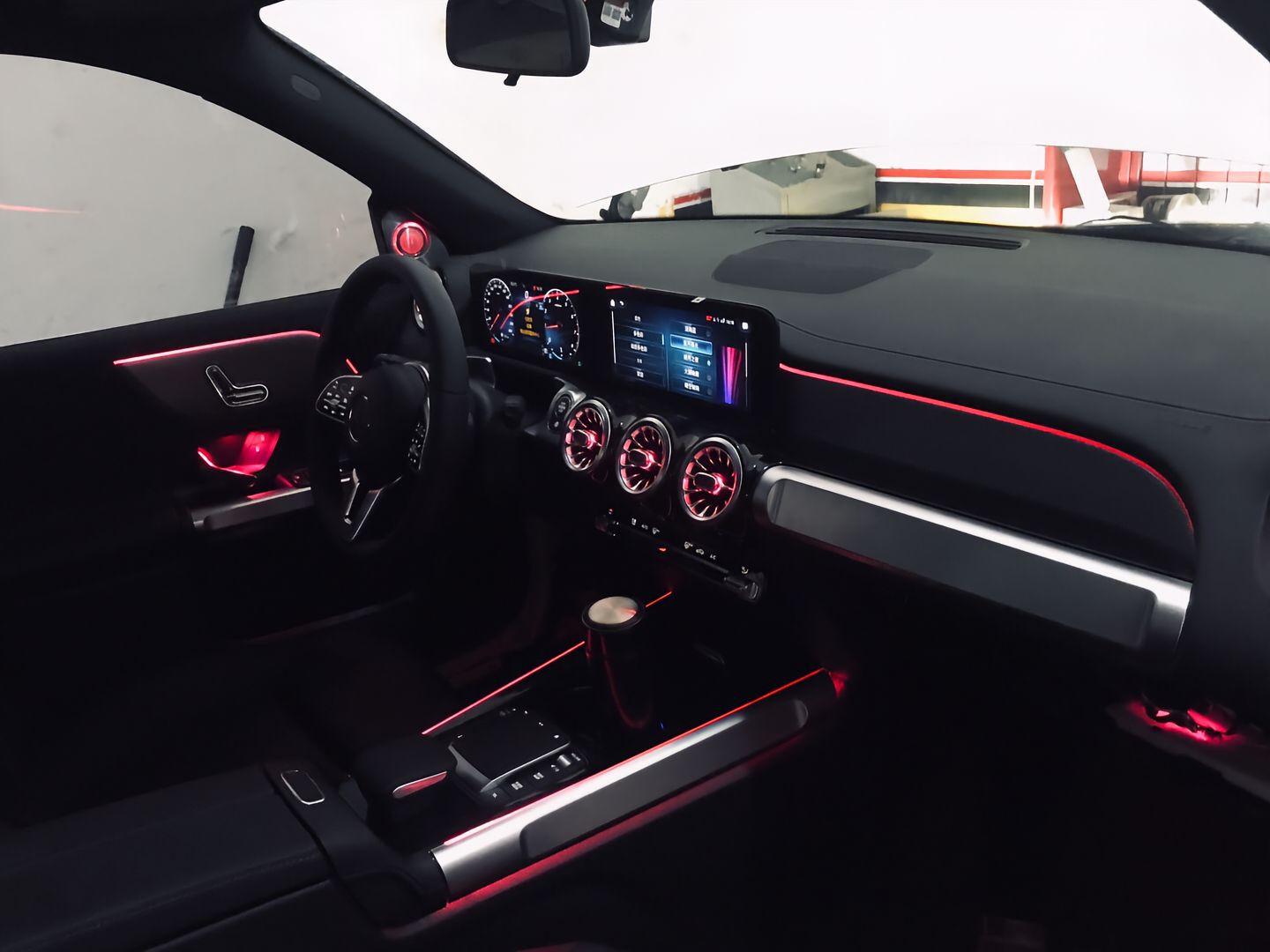 20-25 Mercedes-Benz Glb/Gla/B-Class/X247/H247/W247 Ambient Light Interior Atmosphere Light 64 Colors Rgb
