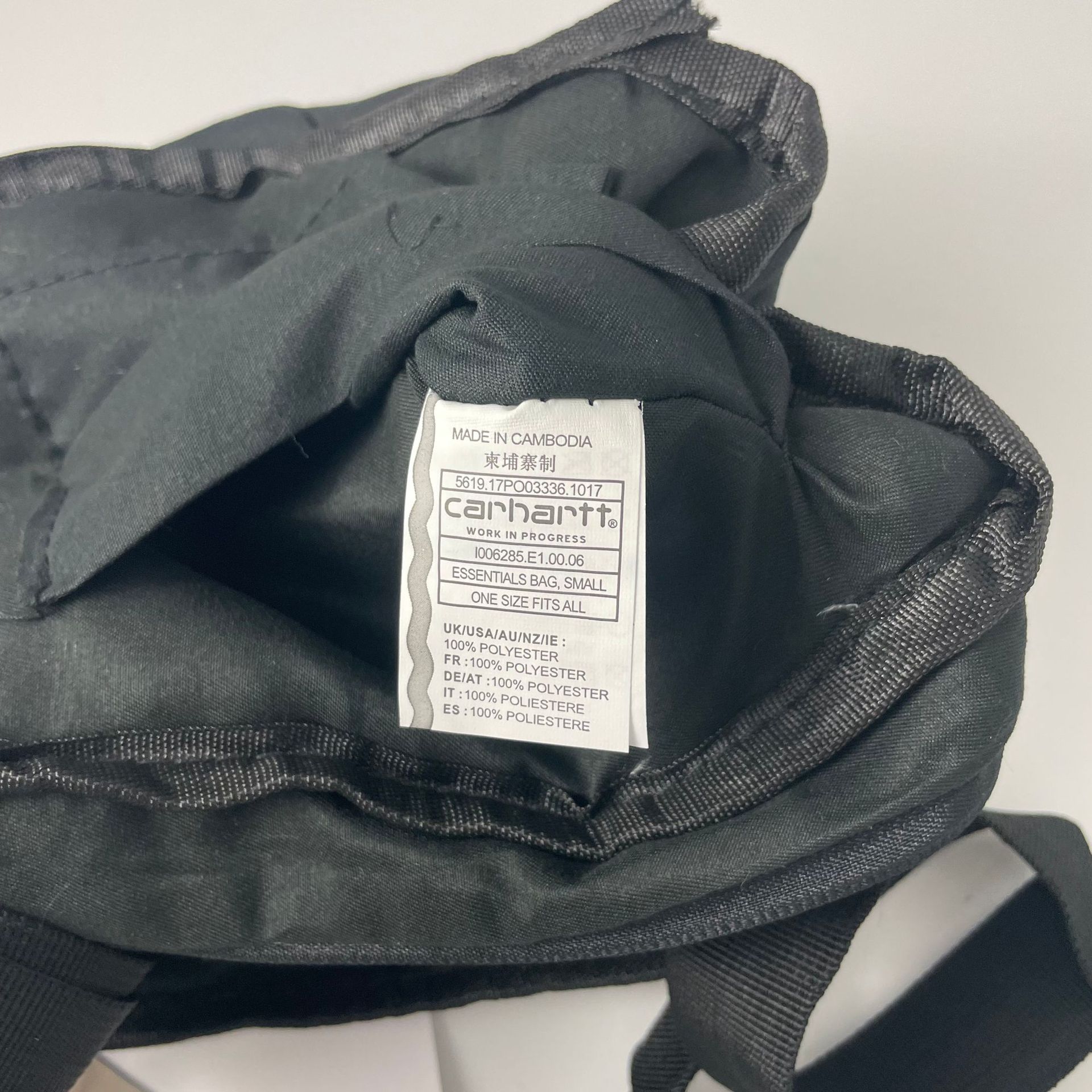 새로운 CARHARTT WIP CARHART 어깨 가방 패션 캐주얼 캔버스 크로스 바디 백 작업복 스포츠 스트리트 스타일