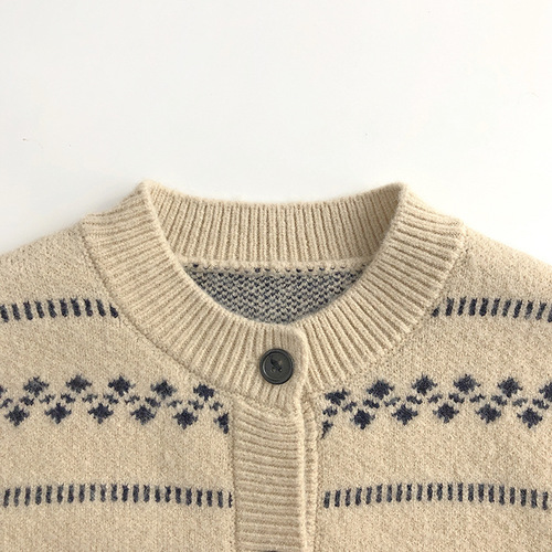 Hanli and Korean style~high-definition jacquard~spring and autumn children's sweaters, knitted vests, fashionable men's and women's trendy treasures, versatile waistcoats