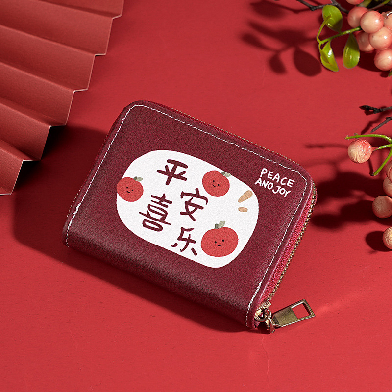 Nuevo tarjetero de dibujos animados antimagnetismo femenino pequeño y lindo, de gran capacidad, tarjeta de identificación múltiple, tarjetero, monedero