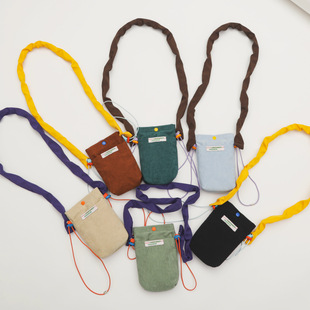 Small small bag, retro one-shoulder bag, phone bag, South Korea