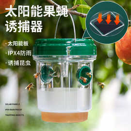 跨境太阳能蜜蜂诱捕器捕捉器果园捕蜂器黄蜂昆虫果蝇诱捕器现货
