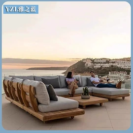 户外沙发;户外实木桌椅;沙滩椅