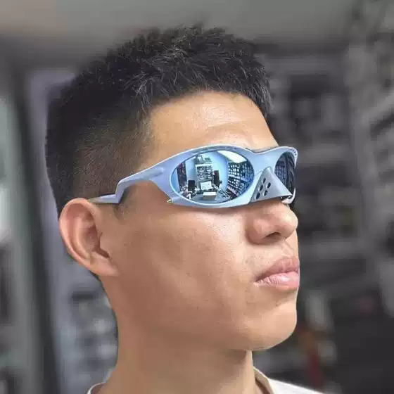 TR90 Nose Pad Sports Sunglasses Oval Fashion Lightweight Sunglasses Cycling Running Sun Glasses