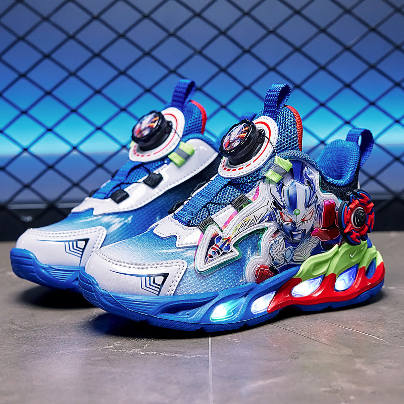 Summer breathable children's cartoon non-slip sneakers for boys