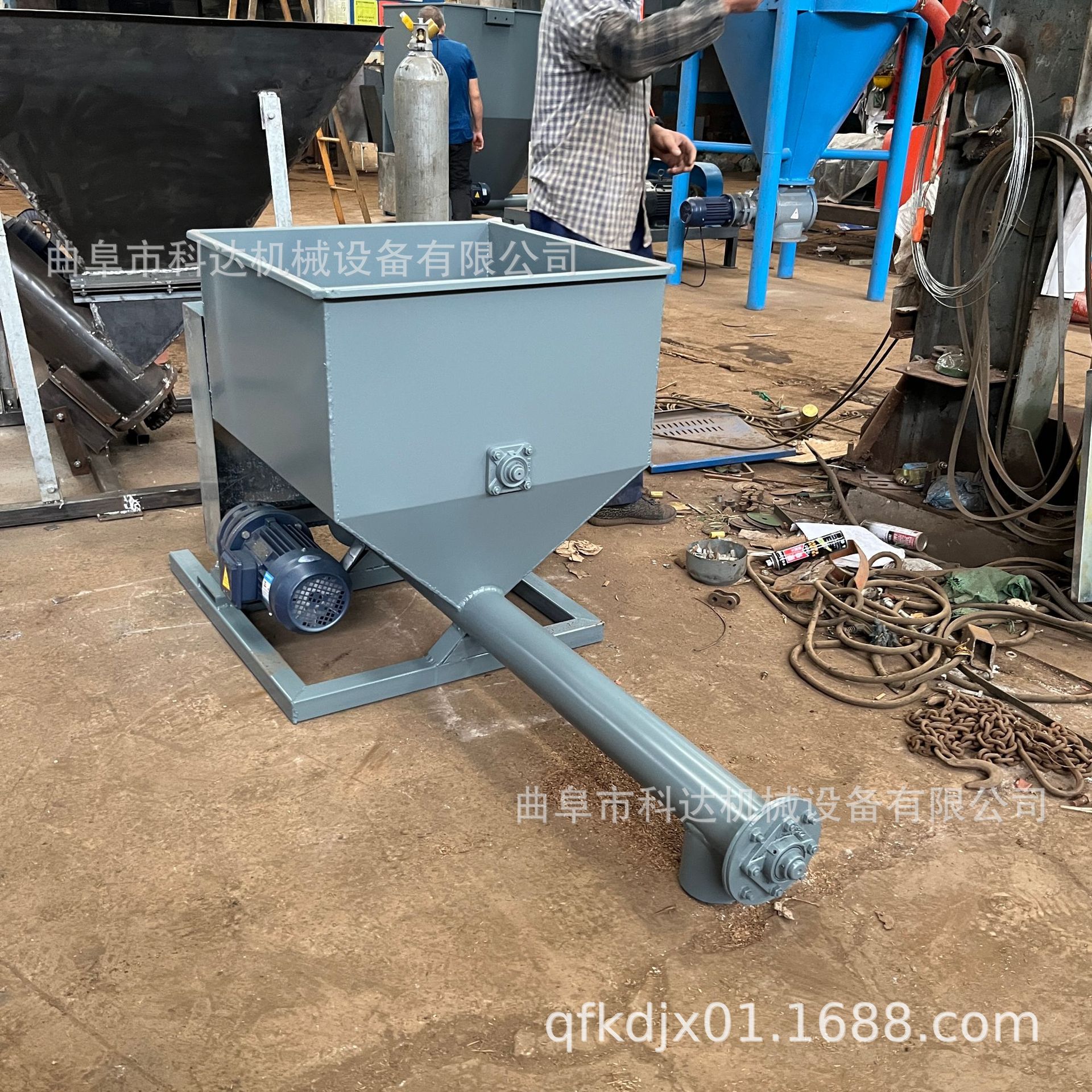 污水沉淀淀粉螺旋喂料机 增稠剂不锈钢给料机