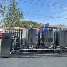 CIP清洗系统饮料管道清洗设备 乳饮品CIP清洗机管道在线清洗机器