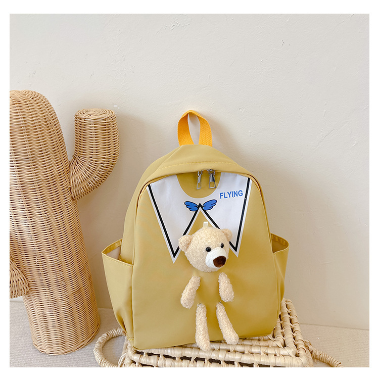 Nueva mochila de Kindergarten hembra Super lindo bebé mochila grande, mediana y pequeña Clase simple mochila Linda mochila muñeca de captura