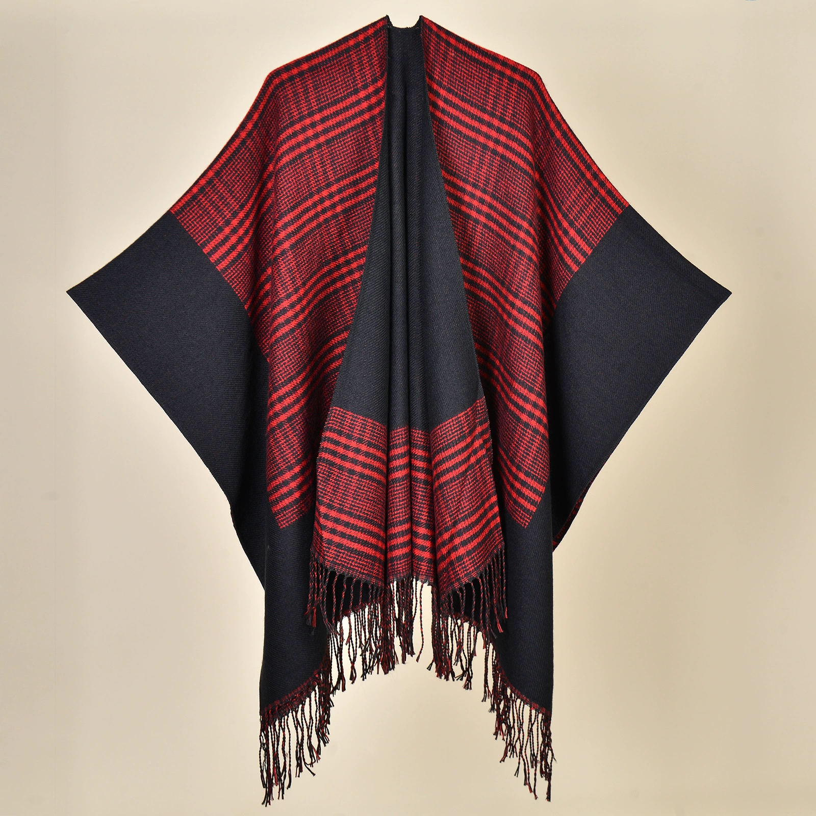 Д Demi-season cloak from Yunnan province for traveling, keep warm cardigan for camping for photo sessions, trench coat, Chinese style