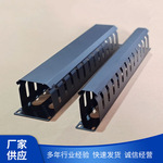 厂家供应1U2U理线器机柜配线理线架SPCC冷轧板机柜线缆金属整理架