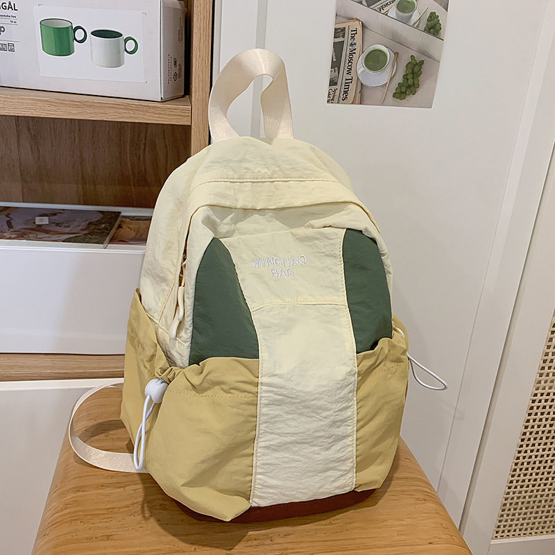 韓国系の新型の衝突色のかわいいリュックサックの女性は簡単に旅行のリュックサックの中学生の小学生のカバンをつなぎ合わせます。|undefined
