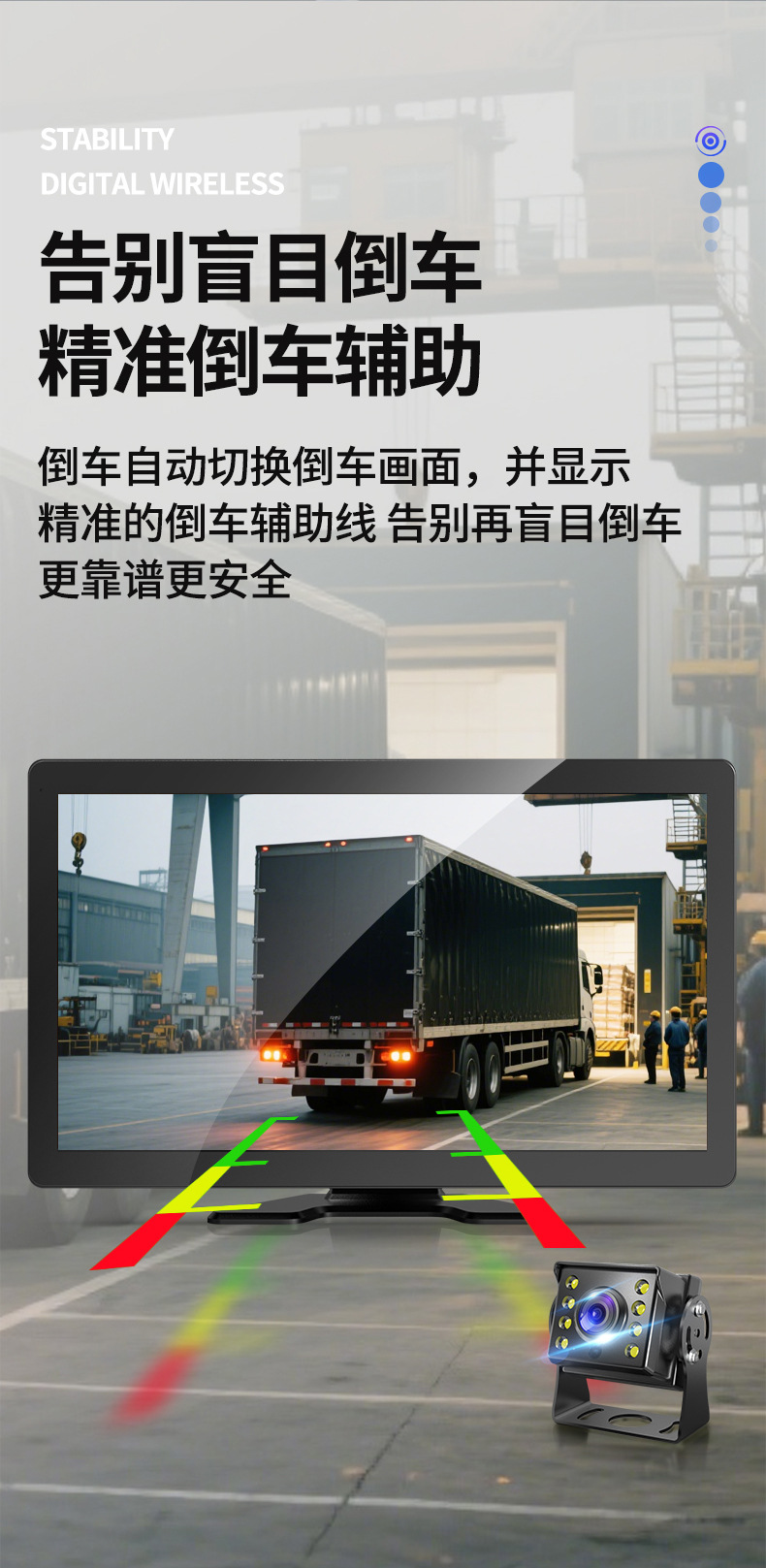 10-Inch 4-Split All-In-One Bsd/Adas Vehicle-Mounted Pedestrian Warning Blind Spot Monitoring High-Definition Recorder