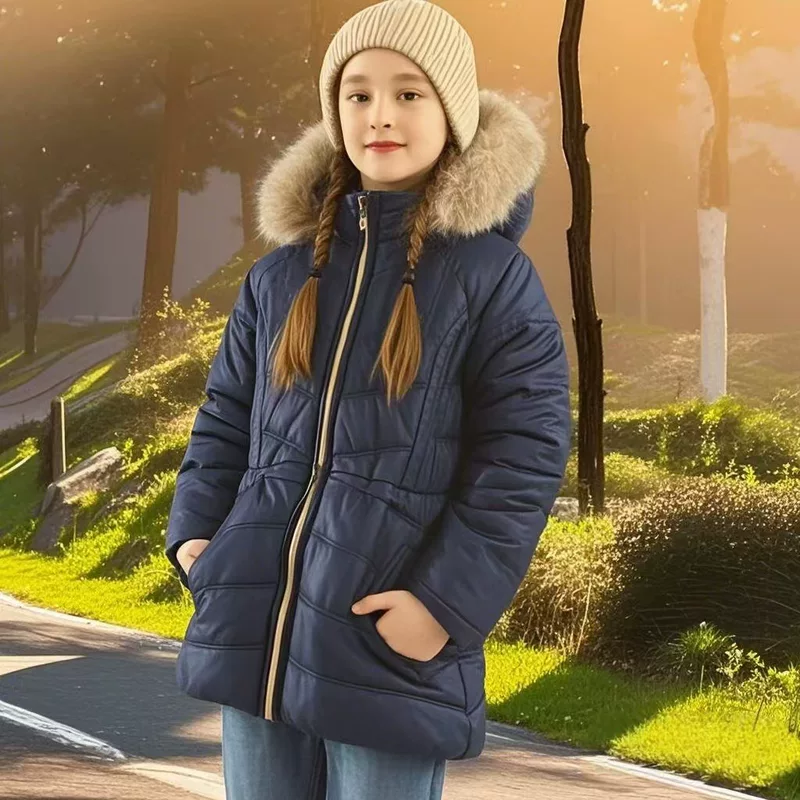 Оригинальная теплая куртка для девочки TOM*My Hilfiger, бархатная, детская утеплённая куртка