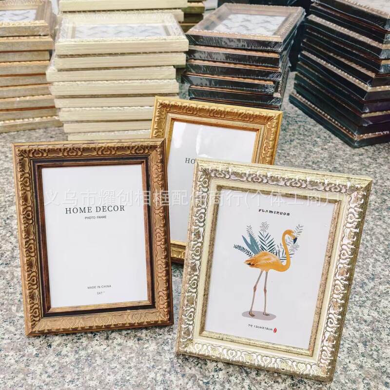 Yao Chuang retro European small photo frame desktop table classical gold wholesale 6 inch 7 inch 8 inch 10 inch Yao Chuang retro European small photo frame desktop table classical gold wholesale 6 inch 7 inch 8 inch 10 inch