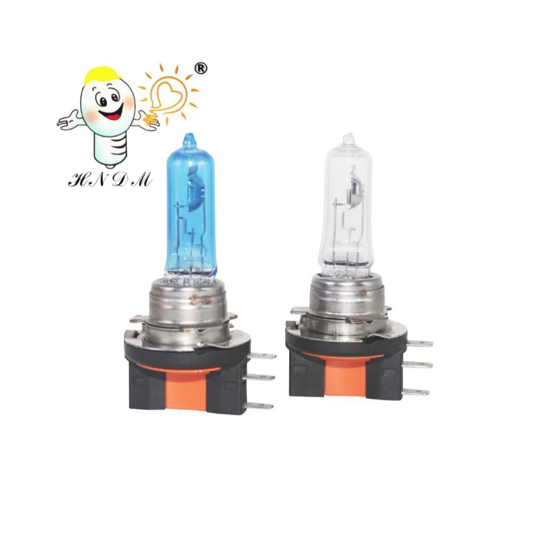 Автомобильная лампа H15 12V15/55W Супер белый свет автомобильная фары кварцевая стеклянная трубка галогенная лампа