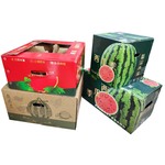 西瓜箱蜜瓜箱批发西瓜单个装两只装四只装蜜瓜托盘各种瓜类纸箱