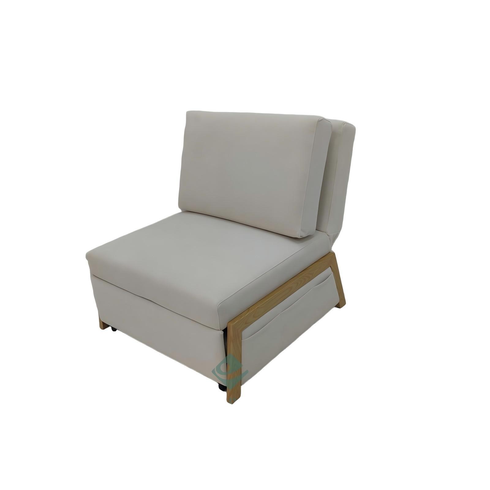 Sofá cama de una sola persona plegable multifuncional, sala de estar balcón, almuerzo sin lavado, sofá cama de tela de tecnología