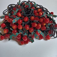可爱小樱桃头饰ins头绳蝴蝶结发圈橡皮筋无接缝一元百货批发手工