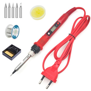 Digital Display Constant Temperature Adjustable Electric Soldering Iron Digital Repair Tool Soldering Tool Electric Welding Pen Household Set