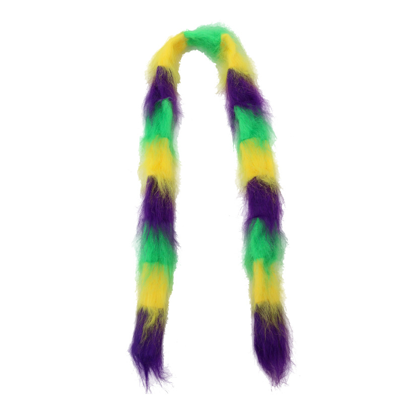 Nuevos productos transfronterizos Mardi Gras set de sequillas oro violeta verde fiesta de baile disfraz de bar espectáculo