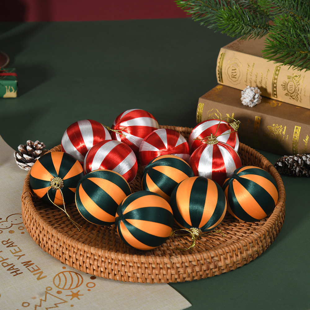 Navidad transfronteriza Navidad color de Navidad bola espuma nuevo árbol de Navidad colgante decoración bola festiva image 4