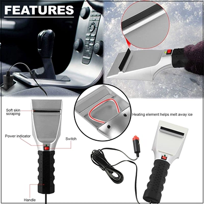 Car cleaning tools Shovel 12V Ice Removal Shovel