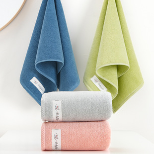 Pure Cotton Towel, Plain Color, Soft and Absorbent, All-Cotton Gift Face Towel, Souvenir, Custom Logo, No Shedding