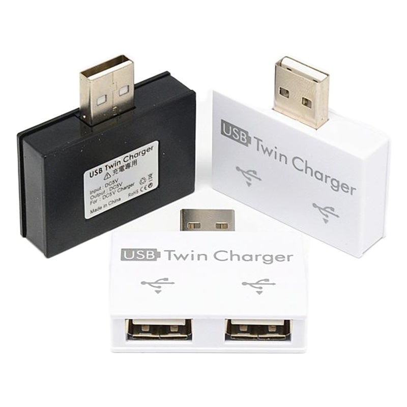 USB 2,0 HUB extensor especial para el convertidor de carga uno para dos puertos de carga del teléfono móvil extensor