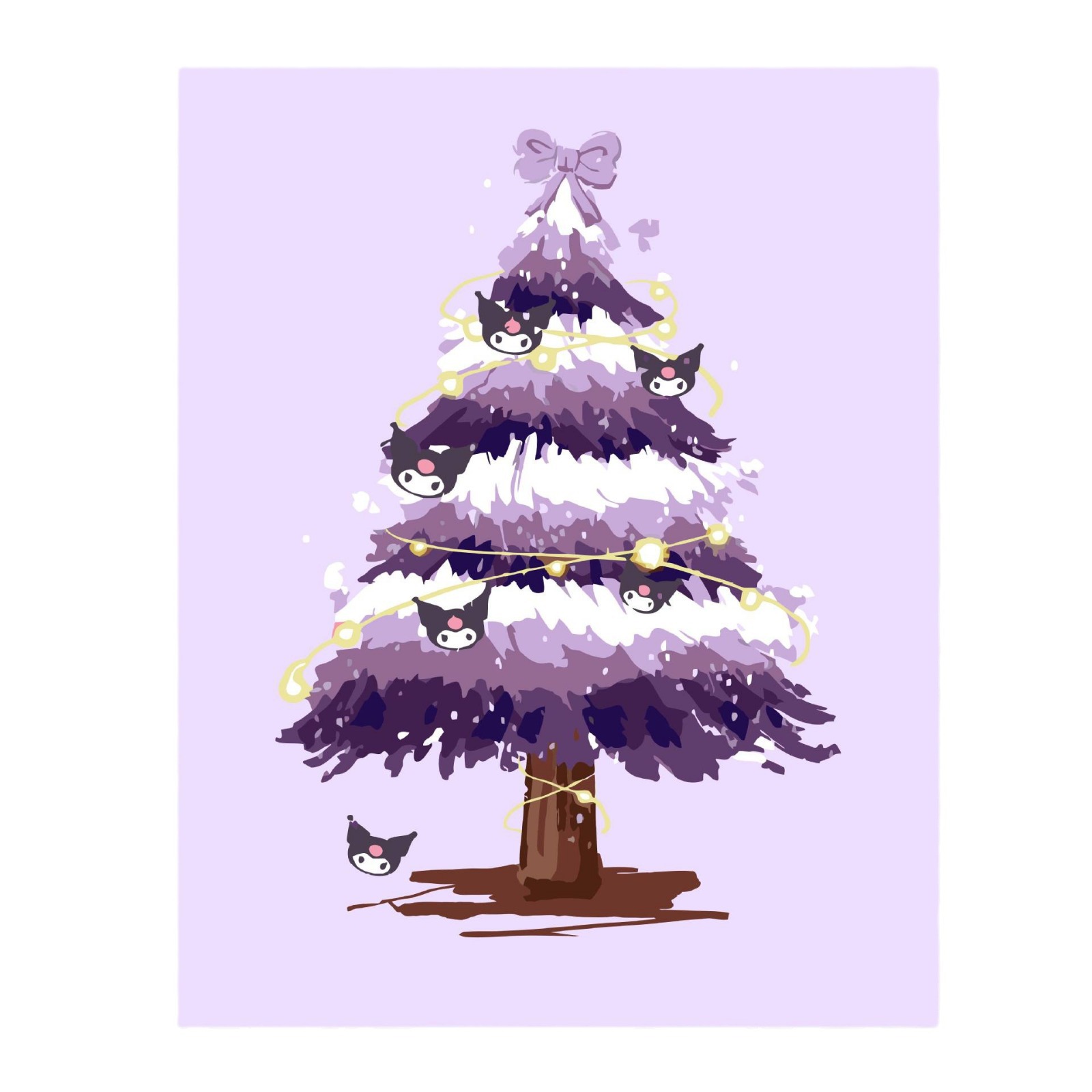 Suministro directo de fábrica bricolaje pintura al óleo digital árbol de Navidad lleno de mano sala de estar dormitorio decoración pintura al óleo acrílico al por mayor