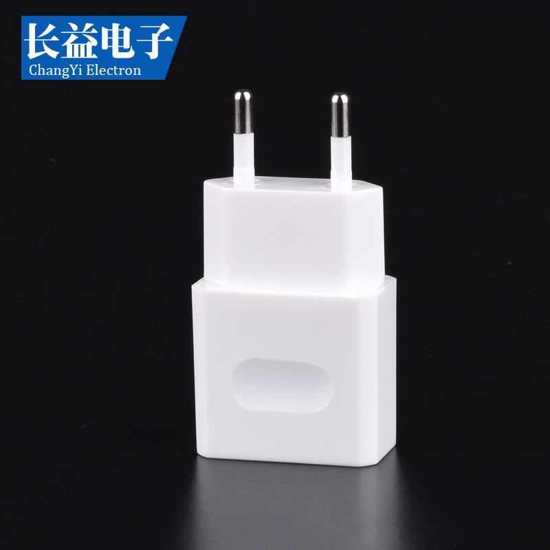 Cargador USB 5v1a, cabezal de carga 1A, estándar estadounidense/europeo, cargador de teléfono móvil, carga directa estándar estadounidense, negro y blanco, venta al por mayor