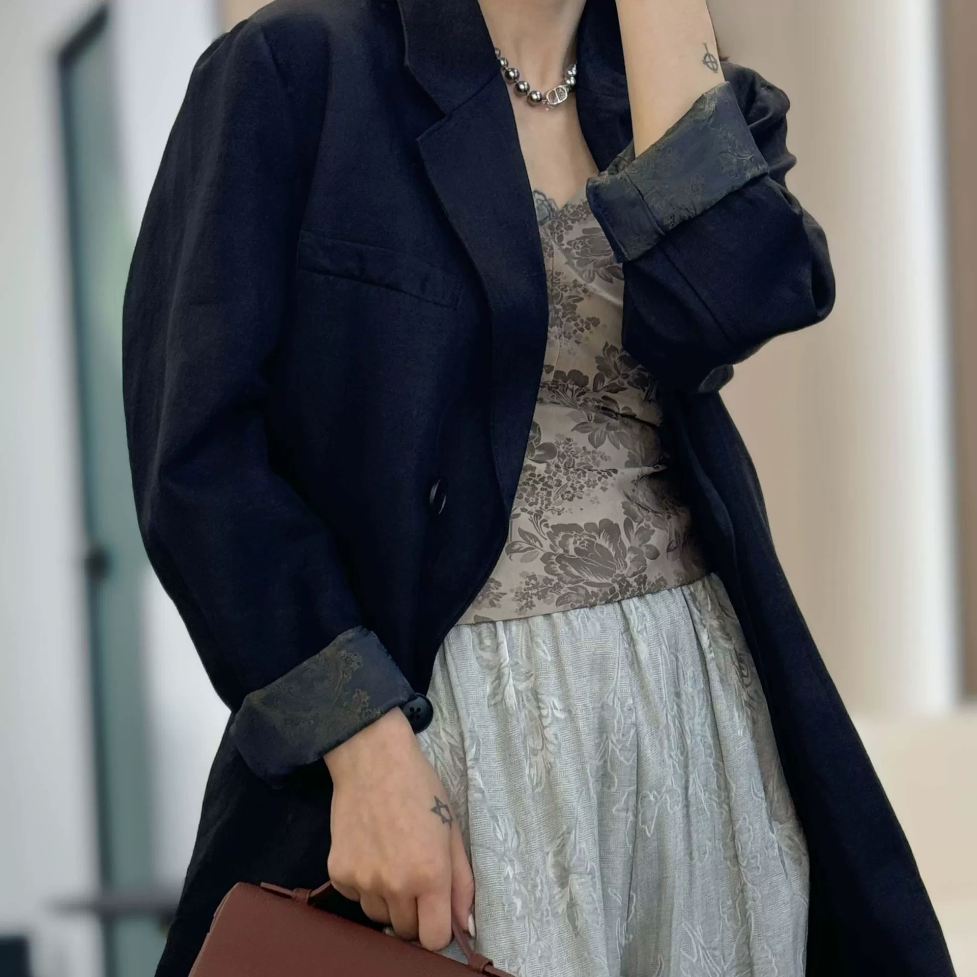 Костюм Paper Man Old Money из льна, дышащий, весенне-летний, высококачественный, роскошный # 66 черный свинцово-серый