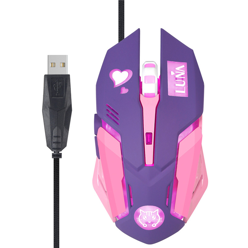 Gaming mouse, laptop