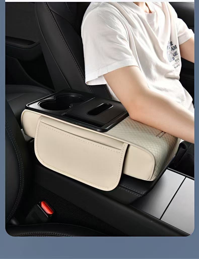 2025 Car Armrest Box Multifunctional Car Armrest Box Pad Tissue Storage Box Supplies