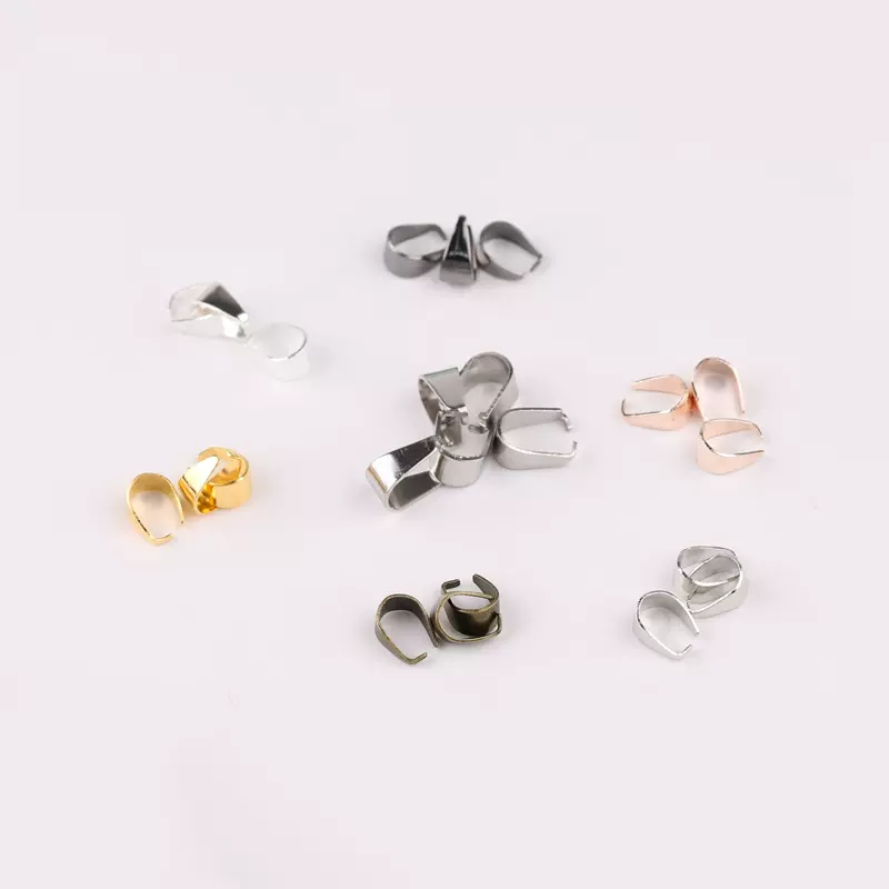 DIY饰品配件金属瓜子扣项链吊坠 饰品扣 开口扣铁质扣挂件