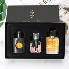 WARMKISS brand women's perfume gift box set free women's black opium reverse parfum three-piece set