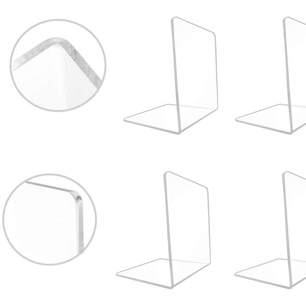 亚克力书架透明书立架书托图书支架书店展示简约创意学生支架书档