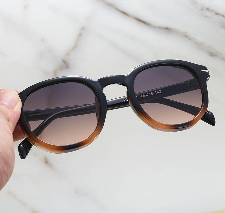 Geometric Pattern Women'S Gender Cute Style Cute Geometric Pc UV400 Oval Frame Full Frame Men's Sunglasses