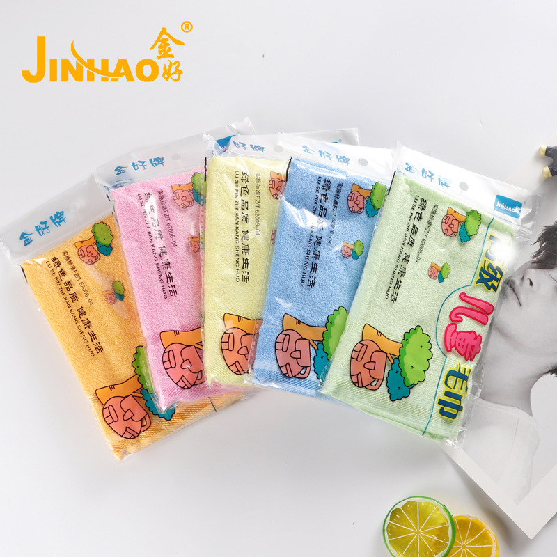 Jinhao Wood Fiber Kidsren's Towel Shur Silk Beauty Towel Baby Baby Face Wash Towel Soft and Absorbent 9086 Jinhao Wood Fiber Kidsren's Towel Shur Silk Beauty Towel Baby Baby Face Wash Towel Soft and Absorbent 9086