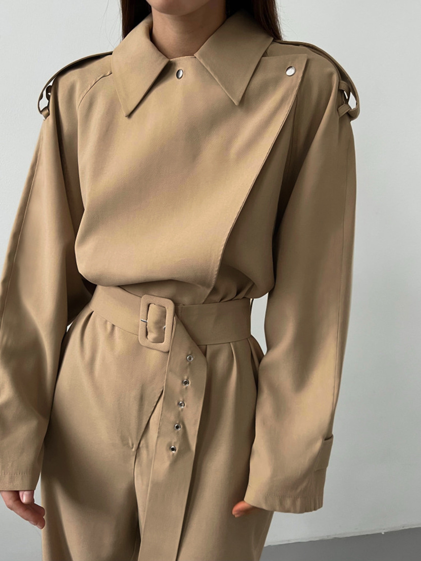 Fashion Solid Color Polyester Full Length Patchwork Casual Pants