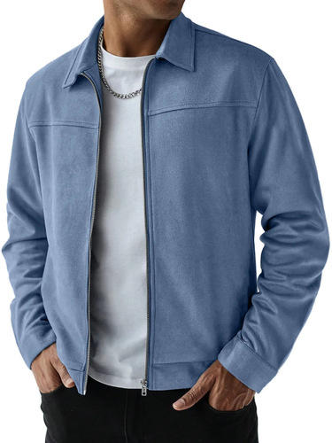 2025 Amazon Independent Store Autumn/Winter New Men's Fashion Faux Fur Casual Matchable Long Sleeve Jacket Men's Jacket